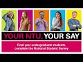 The National Student Survey is Open!