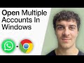 How To Open Multiple Whatsapp Web Accounts on Chrome in Windows