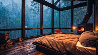 Sounds Rain and Thunder on Window ⛈ White Noise for Deep Sleep, Relax, Study, Overcome Insomnia