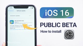 [iOS 16 Public Beta] How to Install iOS 16 Public Beta on iPhone 🔥