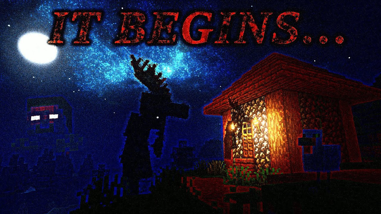 Minecraft But We Add A New Horror Mod Every Day Episode 1 Youtube