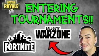 How To Enter Battle Royale Tournaments Warzone Call of duty Fortnite