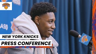 RJ Barrett | NY Knicks Post-Game Media Availability (November 11, 2022)