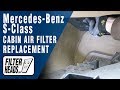 How to Replace Cabin Air Filter Mercedes-Benz S-Class