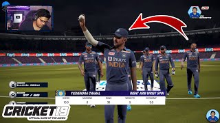 Chahal Ko Fifer Mil Gaya 😆 - Cricket 19 - RahulRKGamer #Shorts