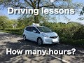 Driving lessons | How many hours | Tips