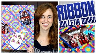 DIY Criss-Cross Ribbon Bulletin Board! - Do It, Gurl