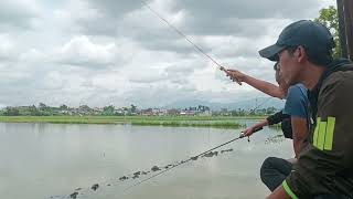 pemandangan menakjubkan saat mancing