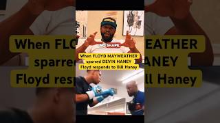 When Floyd Mayweather sparred Devin Haney #boxing #shorts  @fighthype @ESNEWS @MWORTHOFGAME