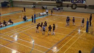 平成30年度　柳川市近圏高校バレーボール大会　準々決勝　柳川対筑紫女学園