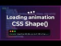 How I created 3 dots loading animation using CSS Shape() !