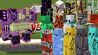 Ender Guardian vs Extra Golems | L_Ender's Cataclysm vs Extra Golem [Minecraft Mob Battle]