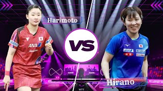 Wow 😱 Table Crack‼️MIU HIRANO VS MIWA HARIMOTO | WS🔸R16 | #WTTFrankfurt