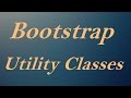 Bootstrap Utility classes