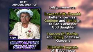 Mary Alfred Nee Clery long