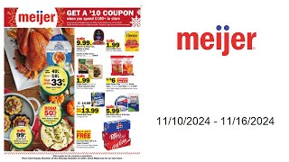 Meijer Weekly Ad (US) - 11/10/2024 - 11/16/2024