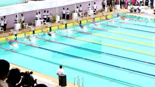 32nd Sub Jr/42nd Jr Glenmark National Aquatic Championship 2015 100M Freestyle Boys Group 2