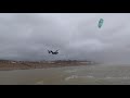 kitesurfing uk lockdown on local beach before online school