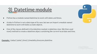 Datetime Module in Python | Part - 2 | Python Modules for Beginners