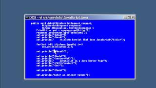 Lesson9 JavaScript in a Servlet | Java Servlet JSP Tutorial