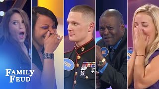 ALL-TIME GREATEST MOMENTS in Family Feud history!!! | Part 10 | TOP 5 EPIC BUZZER BREAKDOWNS!!!