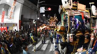 2018 本庄まつり　宵宮　七軒街山車