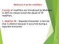 medicare x modifiers replacement of 59 chapter 13