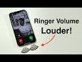 How To Make your iPhone Ringer Volume LOUDER!