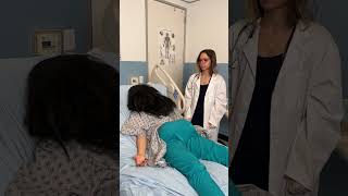 Woman wants to prank her doctor by using periwig #Shorts