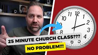 New Church Schedule: How to Turn 25 Minutes into 60+ Minutes