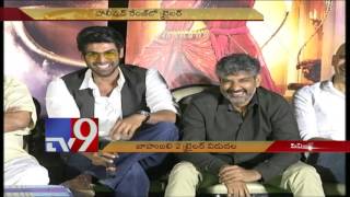 Rana and Prabhas Funny Conversation @ Baahubali 2 Trailer Launch - TV9