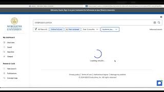 Searching for Articles in the WSU Library Databases
