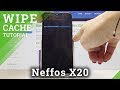 How to Refresh System by Formatting Cache in Neffos X20 - Wipe Cache Partition