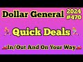 2024#470💥Dollar General Couponing‼️QUICK DEALS🤑IN/OUT & ON YOUR WAY🛻💨Must Watch👀👀