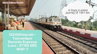 Non Stop Fastest Duronto - 12245/Howrah - Yesvantpur Duronto Express