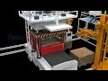 Automatic molded wood pallet production line