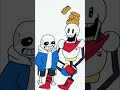 サンズが怒られる動画　 イラスト undertale サンズ　 パピルス