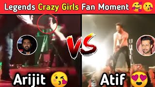 Arijit Singh and atif aslam crazy fans moment ।। Arijit vs atif live crazy moment ।। Music India