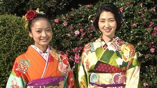 新年のあいさつ　是永瞳＆川瀬莉子編