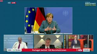 LIVE: Diskussionsrede mit Merkel und Altmaier beim Wirtschaftsgipfel