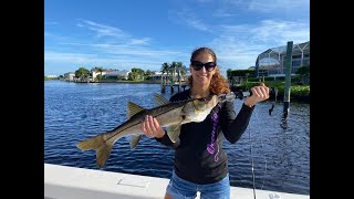 Florida Gulf Coast Snook and Redfish. My First Snook EVER!!!!