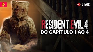 Resident Evil 4 Remake Gameplay AO VIVO Walkthrough - Chapters 1 / 2 / 3 / 4