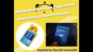 ND900 Mini Read Chips + Read Frequency via Hua Shi Locksmith