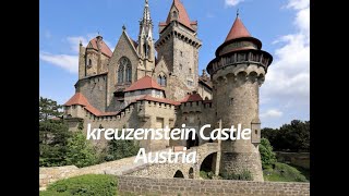 kreuzenstein Castle Austria.. Medieval castle of the Habsburgs