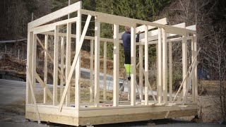 Building a Norwegian Tinyhouse Frame in 5 days DIY