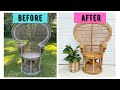 How to Repair a Wicker Peacock Chair