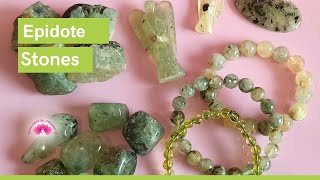 Epidote Crystal Healing Stone | Bracelet | Tumbled | Raw Rough | Angel | Necklace/Mala | Cabochons