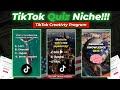 TRY this Niche! TikTok Creativity Program Beta | Best Niche (Quiz NIche)