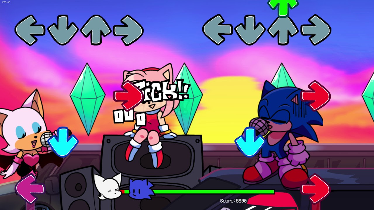 Fnf Sonic Mod Gameplay Youtube