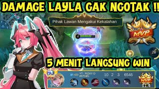 MM TERKUAT DI META SEKARANG AUTO WINSTRAKE PAKE HERO INI ❗ BUILD \u0026 EMBLEM LAYLA PALING SAKIT TERBARU